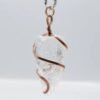 Clear Quartz Pendant | Raw Quartz | Gemstone Pendant Master Healer for clarity, balance.