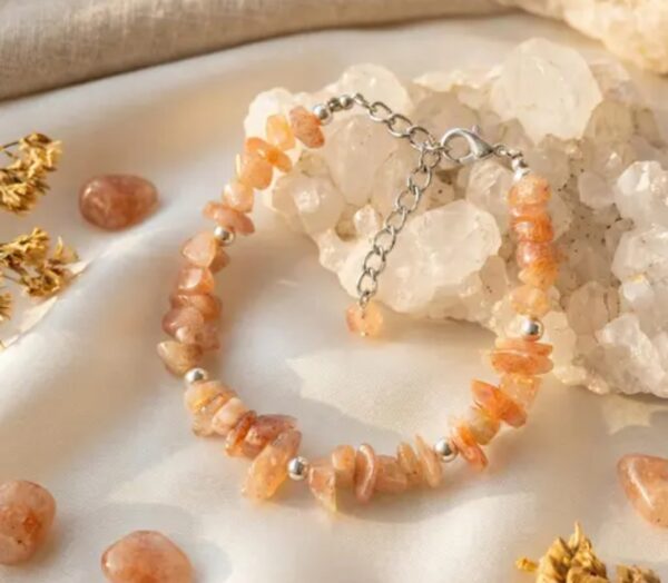 Sunstone Chip Bracelet | Inspire optimism, boost self-confidence, and encourage motivation in everyday life.