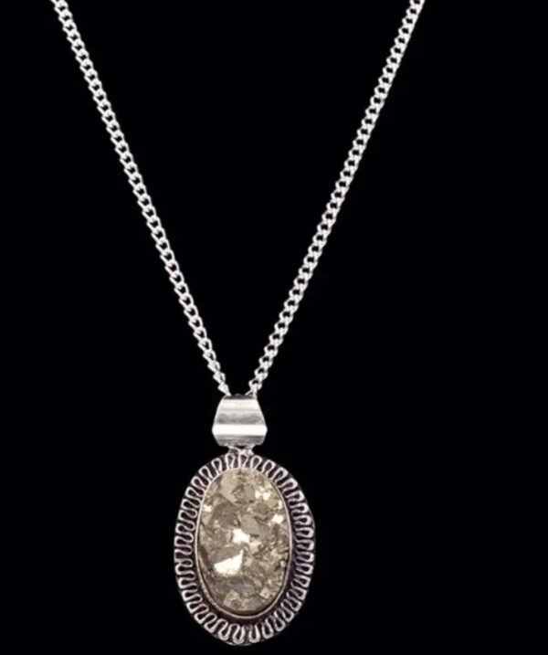 Pyrite Crystal Pendant | Money Magnet,attract success, enhance motivation, ambition, courage, and inner strength.