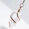 Clear Quartz Pendant | Raw Quartz | Gemstone Pendant Master Healer for clarity, balance.